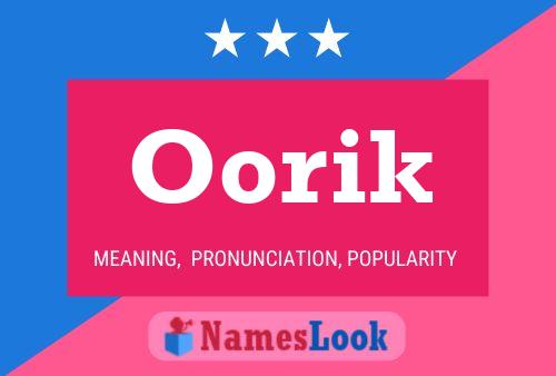 ملصق اسم Oorik