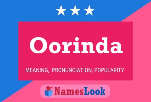 ملصق اسم Oorinda