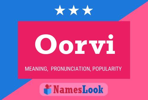 ملصق اسم Oorvi