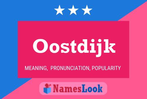 ملصق اسم Oostdijk