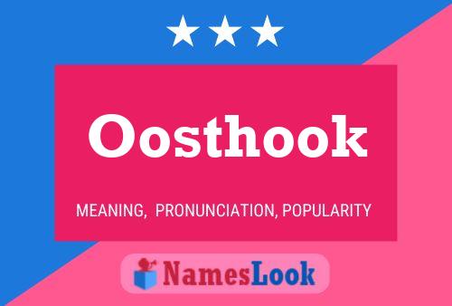 ملصق اسم Oosthook