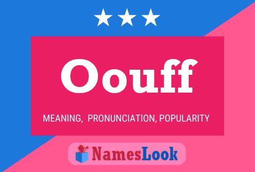 ملصق اسم Oouff