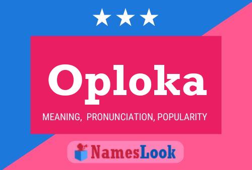 ملصق اسم Oploka