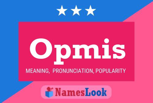 ملصق اسم Opmis