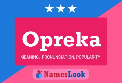 ملصق اسم Opreka