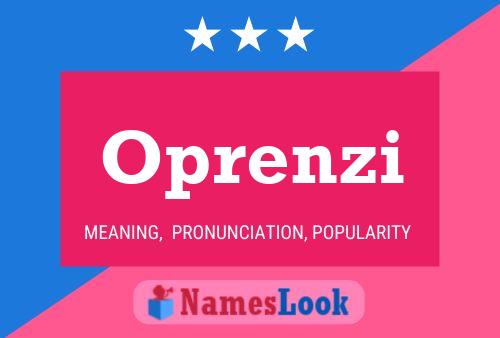 ملصق اسم Oprenzi