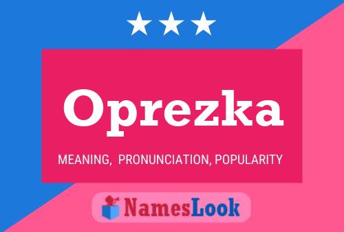 ملصق اسم Oprezka