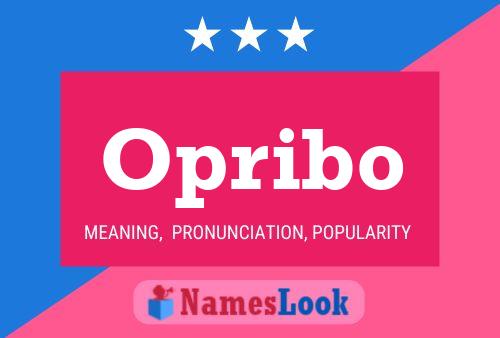 ملصق اسم Opribo