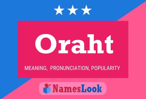 ملصق اسم Oraht