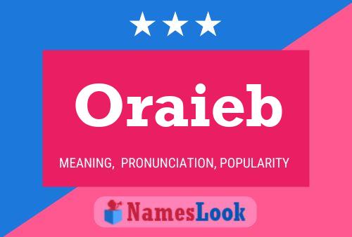 ملصق اسم Oraieb