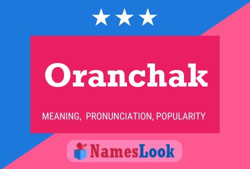 ملصق اسم Oranchak