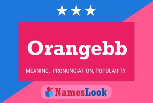 ملصق اسم Orangebb