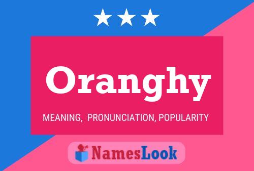 ملصق اسم Oranghy