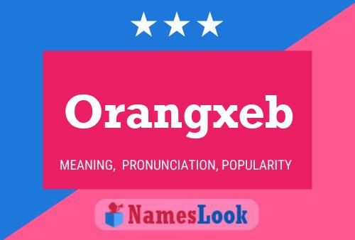 ملصق اسم Orangxeb