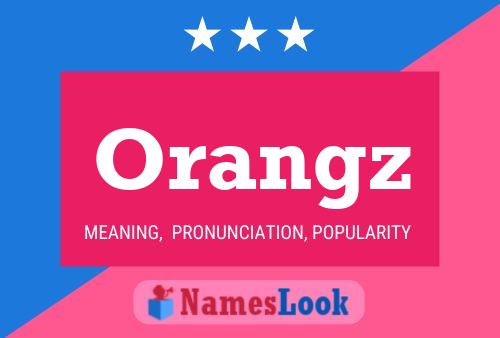 ملصق اسم Orangz