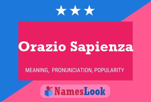 ملصق اسم Orazio Sapienza