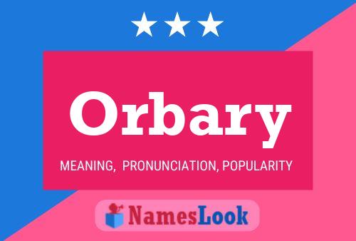 ملصق اسم Orbary