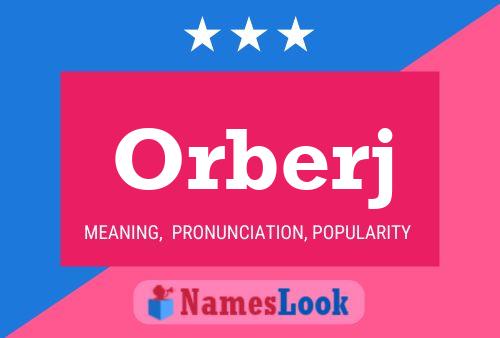 ملصق اسم Orberj