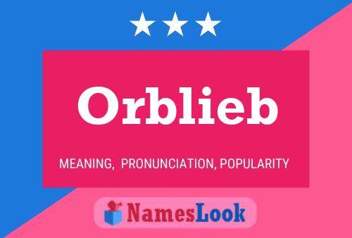 ملصق اسم Orblieb