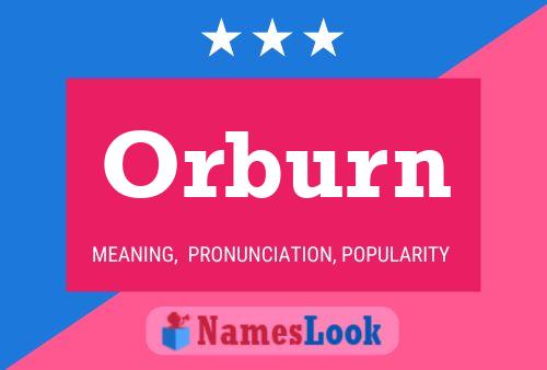 ملصق اسم Orburn