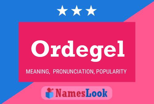 ملصق اسم Ordegel