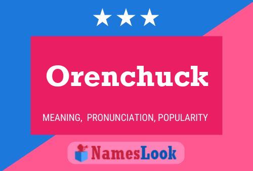 ملصق اسم Orenchuck