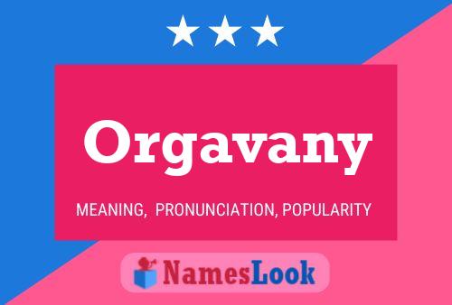 ملصق اسم Orgavany