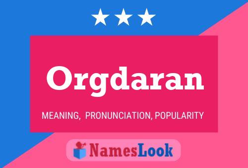 ملصق اسم Orgdaran