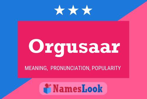 ملصق اسم Orgusaar