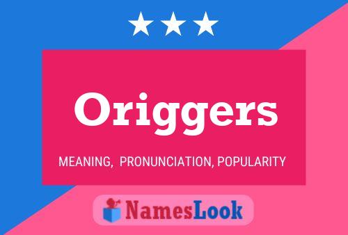 ملصق اسم Origgers