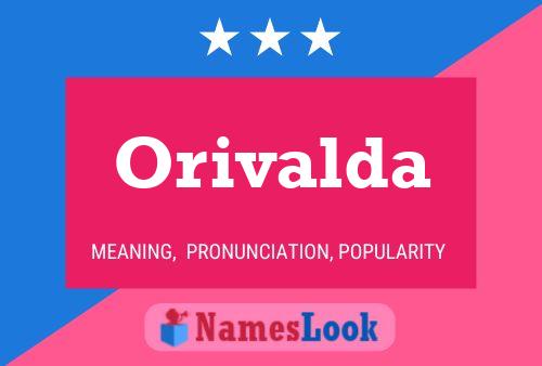 ملصق اسم Orivalda