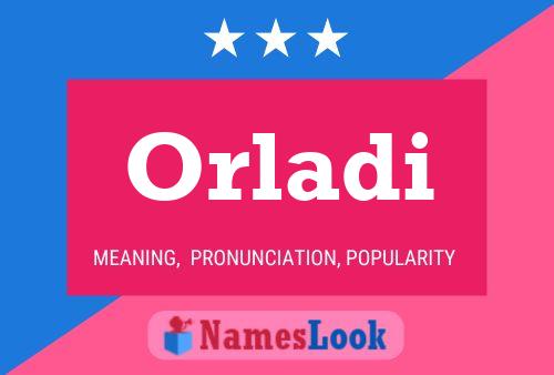 ملصق اسم Orladi