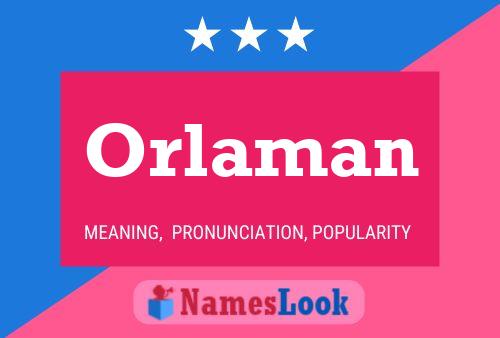 ملصق اسم Orlaman