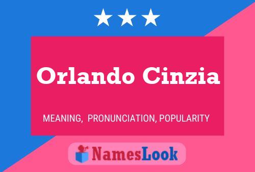 ملصق اسم Orlando Cinzia