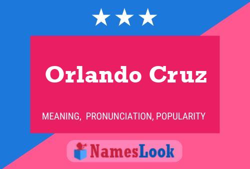 ملصق اسم Orlando Cruz