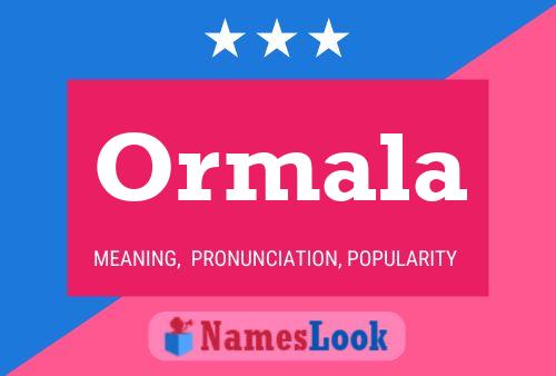 ملصق اسم Ormala