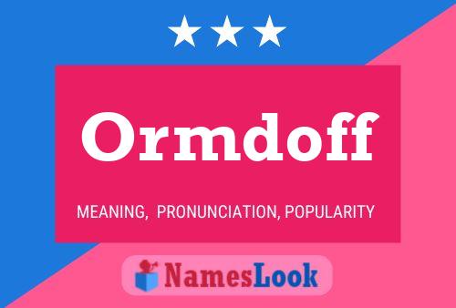 ملصق اسم Ormdoff