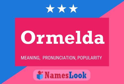 ملصق اسم Ormelda