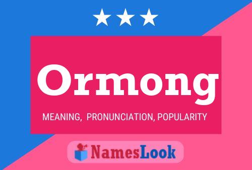 ملصق اسم Ormong