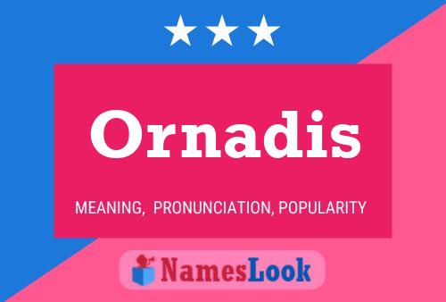 ملصق اسم Ornadis