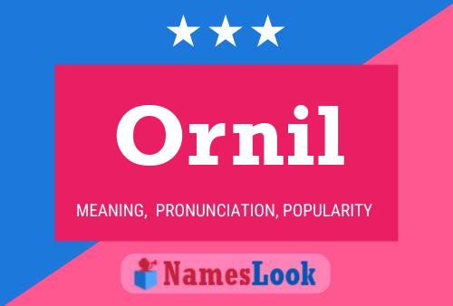 ملصق اسم Ornil