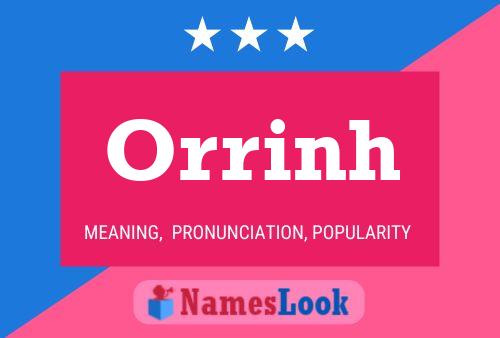 ملصق اسم Orrinh