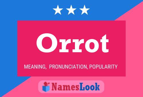 ملصق اسم Orrot