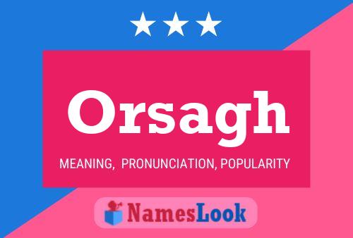 ملصق اسم Orsagh