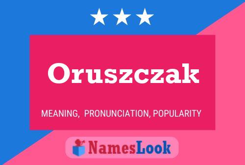 ملصق اسم Oruszczak