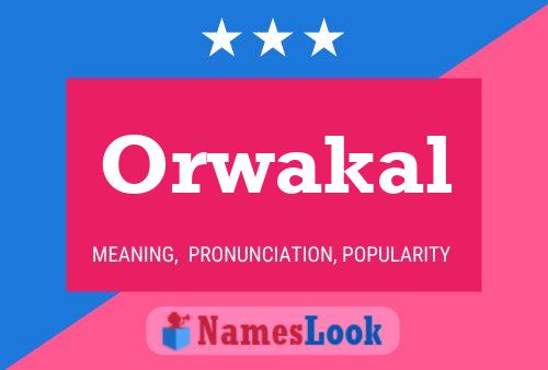 ملصق اسم Orwakal