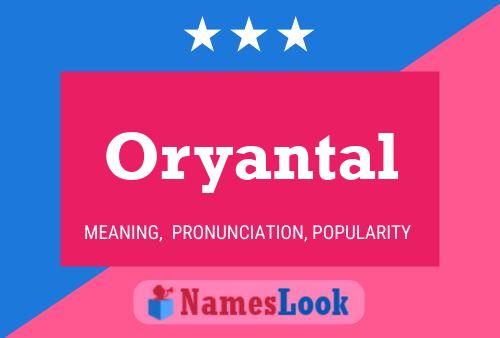 ملصق اسم Oryantal