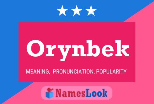 ملصق اسم Orynbek