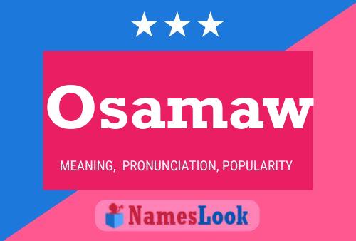 ملصق اسم Osamaw