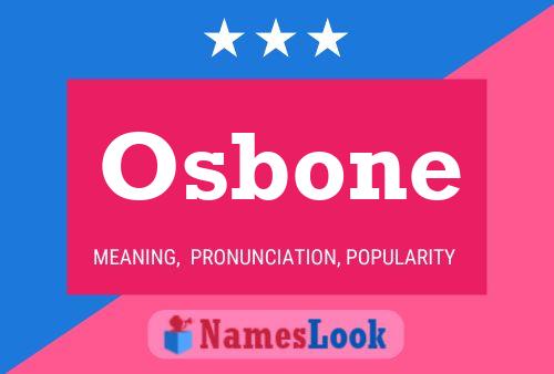 ملصق اسم Osbone